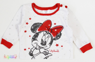 Primark Minnie fehér felső 74 4-Hibátlan