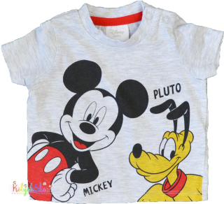 F&F Mickey szürke póló 62 5-Újszerű